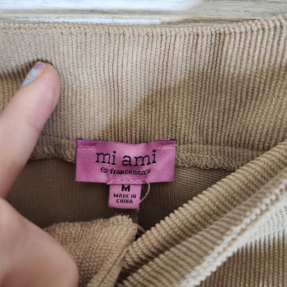 Wide leg high waist corduroy pants size am - Picture 4 of 6